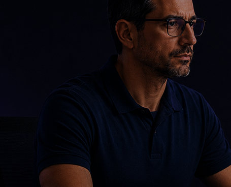 Daniel Yanshoof at a traffic operations workstation